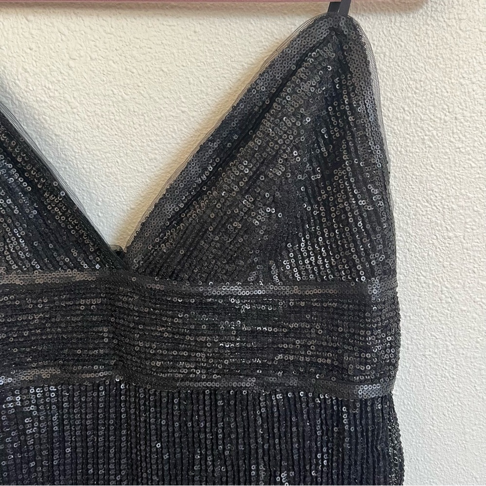 Saylor x Free People / Frankie Black Sequin Dress - Picture 7 of 11